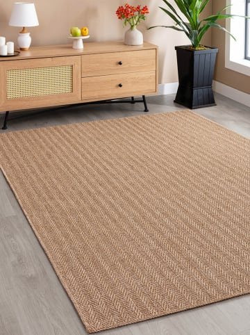 ABERTO DESIGN Jute-Teppich in Hellbraun
