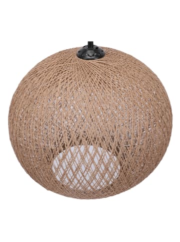 ABERTO DESIGN Lampa wisząca w kolorze jasnobrązowym - wys. 34 x Ø 38 cm