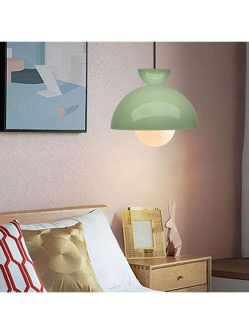 ABERTO DESIGN Lampa wisząca w kolorze zielonym - wys. 15 x Ø 25 cm