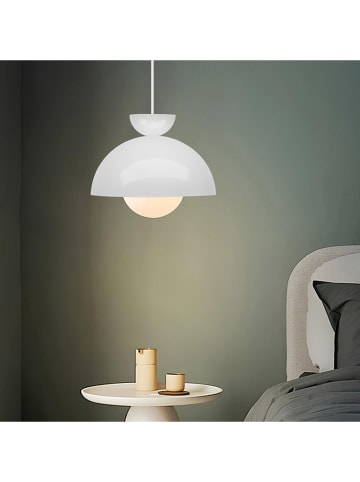 ABERTO DESIGN Lampa wisząca w kolorze białym - wys. 15 x Ø 25 cm