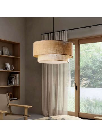 ABERTO DESIGN Lampa wisząca w kolorze beżowym - wys. 80 x Ø 30 cm