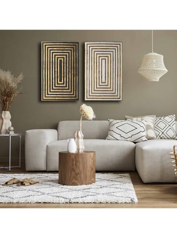 ABERTO DESIGN 2-delige set: kunstdrukken op canvas - (B)45 x (H)70 cm