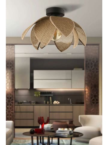 ABERTO DESIGN Lampa sufitowa w kolorze beżowo-czarnym - wys. 26 x Ø 40 cm