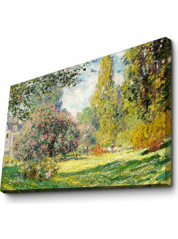 ABERTO DESIGN Leinwanddruck "The Parc Monceau" - (B)100 x (H)70 cm