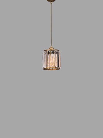ABERTO DESIGN Hängeleuchte in Gold - (H)80 cm