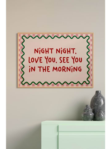 ABERTO DESIGN Gerahmter Kunstdruck - (B)48 x (H)33 cm