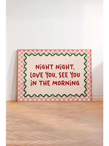 ABERTO DESIGN Druk artystyczny w ramce - 48 x 33 cm