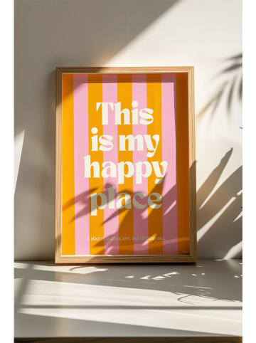 ABERTO DESIGN Ingelijste kunstdruk - (B)33 x (H)48 cm