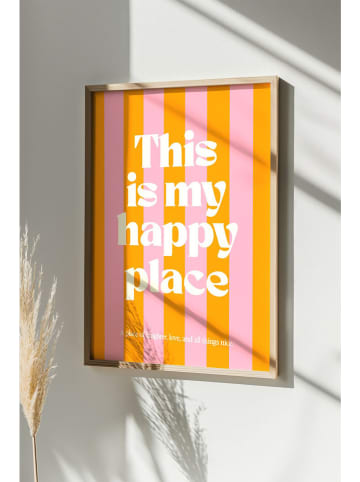 ABERTO DESIGN Druk artystyczny w ramce - 33 x 48 cm