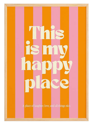 ABERTO DESIGN Gerahmter Kunstdruck - (B)33 x (H)48 cm