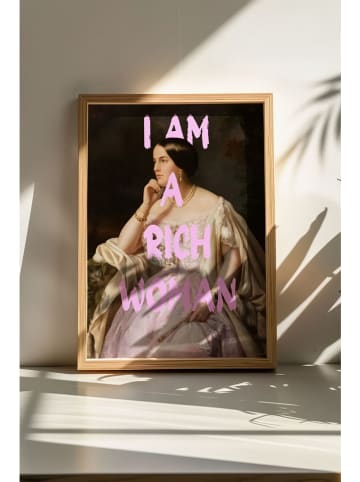 ABERTO DESIGN Druk artystyczny w ramce - 50 x 70 cm