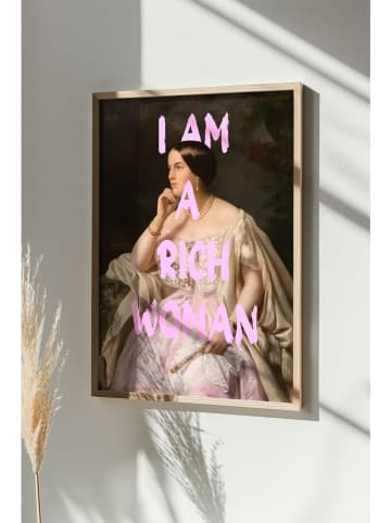 ABERTO DESIGN Druk artystyczny w ramce - 50 x 70 cm