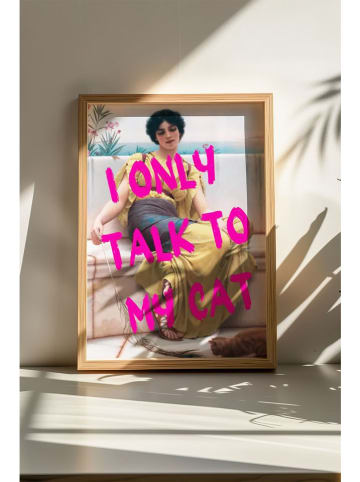 ABERTO DESIGN Gerahmter Kunstdruck - (B)50 x (H)70 cm