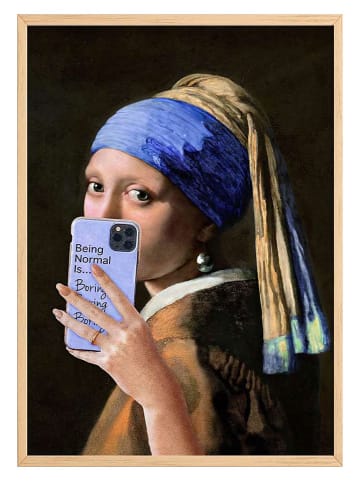 ABERTO DESIGN Druk artystyczny w ramce - 33 x 48 cm