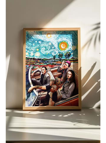 ABERTO DESIGN Ingelijste kunstdruk - (B)33 x (H)48 cm