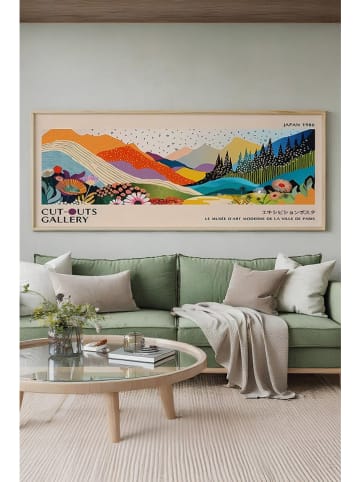 ABERTO DESIGN Gerahmter Kunstdruck - (B)120 x (H)50 cm