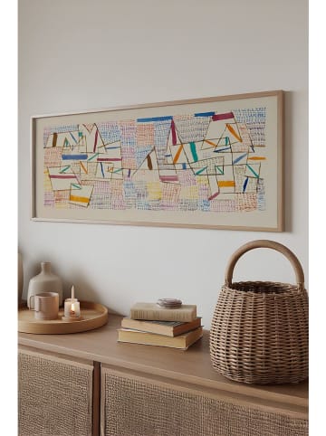 ABERTO DESIGN Ingelijste kunstdruk - (B)120 x (H)50 cm