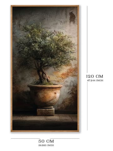 ABERTO DESIGN Gerahmter Kunstdruck