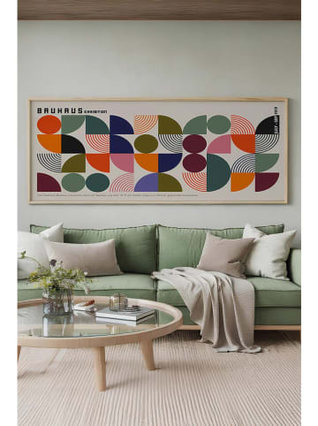 ABERTO DESIGN Gerahmter Kunstdruck - (B)120 x (H)50 cm