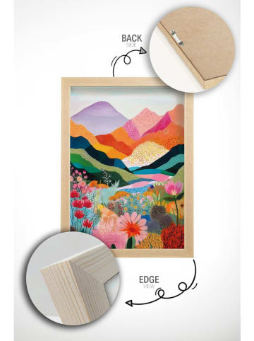 ABERTO DESIGN Gerahmter Kunstdruck - (B)33 x (H)48 cm