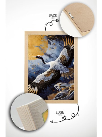 ABERTO DESIGN Gerahmter Kunstdruck - (B)33 x (H)48 cm