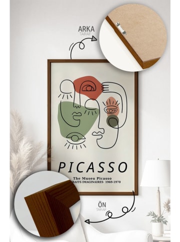 ABERTO DESIGN 3-delige set: ingelijste kunstdrukken - (B)33 x (H)48 cm