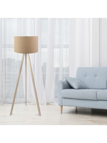 ABERTO DESIGN Standleuchte in Beige - (H)140 x Ø 38 cm