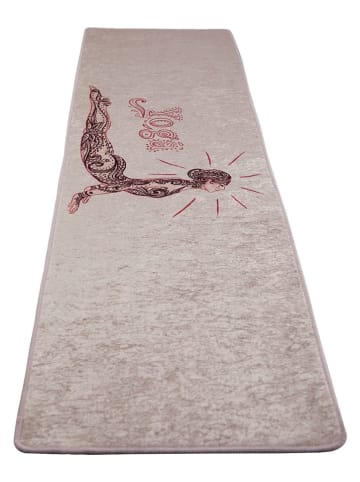 ABERTO DESIGN Yogamat beige/roze