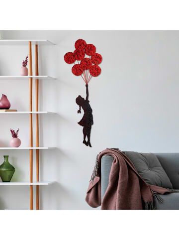 ABERTO DESIGN Wanddecoratie "Banksy" - (B)34 x (H)100 cm