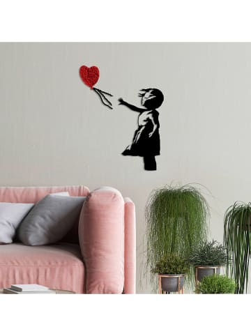 ABERTO DESIGN Dekoracja ścienna "Banksy" - 105 x 85 cm