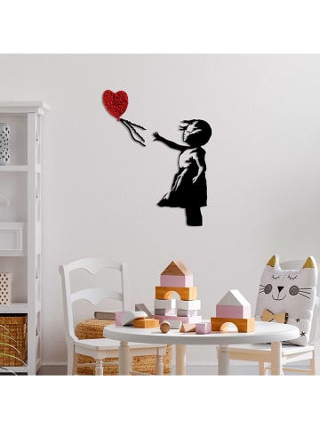 ABERTO DESIGN Wanddekor "Banksy" - (B)105 x (H)85 cm