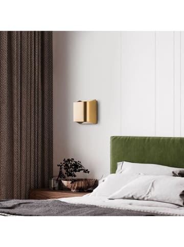 ABERTO DESIGN Wandlamp goudkleurig - (B)21 x (H)21 cm