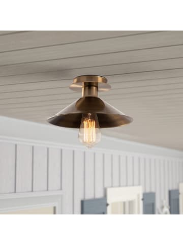 ABERTO DESIGN Deckenleuchte "Berceste" in Gold - Ø 24 cm