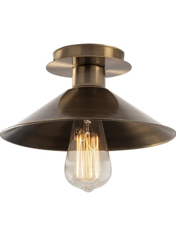 ABERTO DESIGN Plafonnière "Berceste" goudkleurig - Ø 24 cm