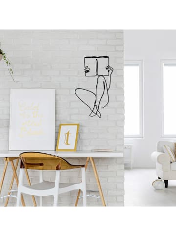 ABERTO DESIGN Dekoracja ścienna "Book Reading" - 43 x 70 cm