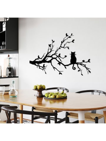 ABERTO DESIGN Wanddekor "Cat" - (B)80 x (H)50 cm