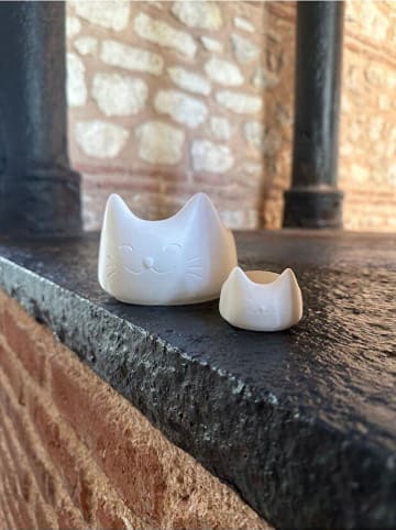 ABERTO DESIGN 2-delige set: deco-objecten wit