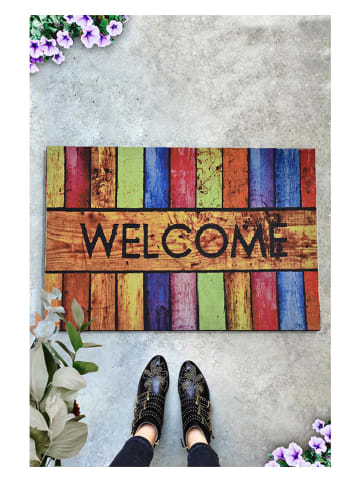 ABERTO DESIGN Deurmat meerkleurig