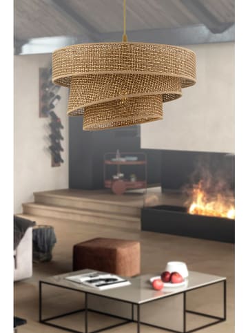 ABERTO DESIGN Lampa wisząca w kolorze złoto-beżowym - Ø 40 cm