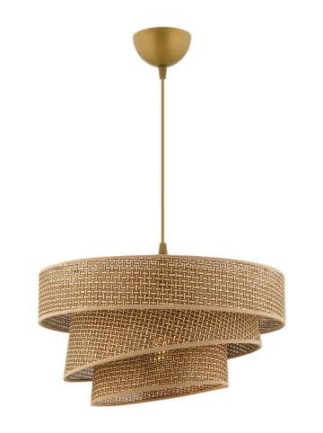 ABERTO DESIGN Lampa wisząca w kolorze złoto-beżowym - Ø 40 cm