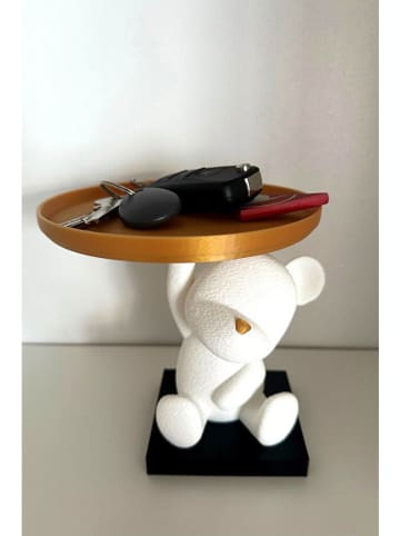 ABERTO DESIGN Dekoobjekt in Weiß/ Gold - (H)14 cm