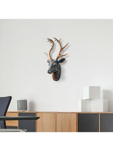 ABERTO DESIGN Wandobjekt "Deer" - (B)26 x (H)38 cm