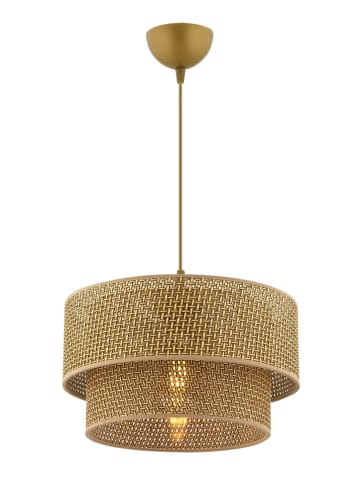 ABERTO DESIGN Lampa wisząca w kolorze złoto-beżowym - Ø 30 cm