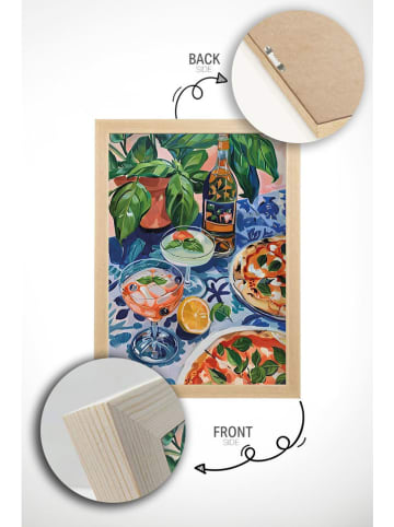 ABERTO DESIGN Ingelijste kunstdruk - (B)33 x (H)48 cm