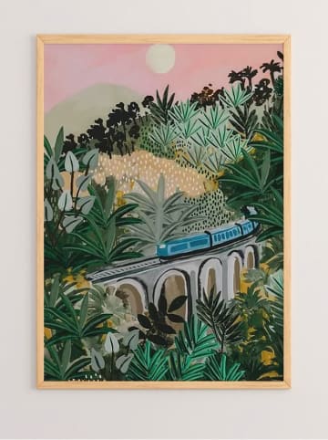 ABERTO DESIGN 3er-Set: Gerahmte Kunstdrucke - (B)33 x (H)48 cm