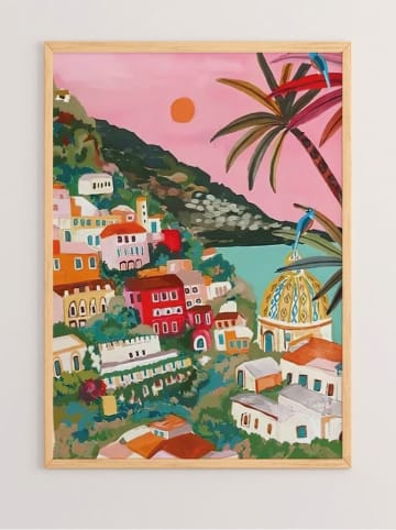 ABERTO DESIGN Druki artystyczne (3 szt.) w ramce - 33 x 48 cm