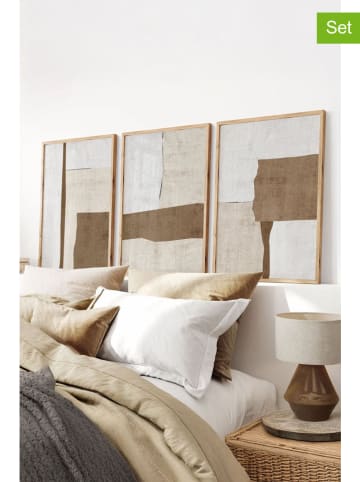 ABERTO DESIGN 3er-Set: Gerahmte Kunstdrucke - (B)70 x (H)100 cm