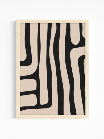 ABERTO DESIGN 3er-Set: Gerahmte Kunstdrucke - (B)50 x (H)70 cm