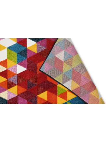 ABERTO DESIGN Kurzflor-Teppich in Bunt