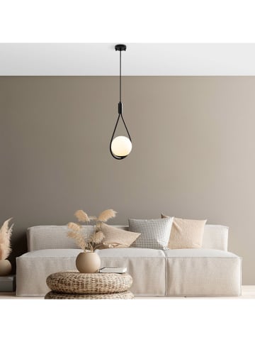 ABERTO DESIGN Lampa wisząca "Gharib" w kolorze czarnym - 136 x 20 cm